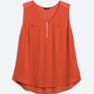 Burnt orange sleeveless top from Stitch Fix